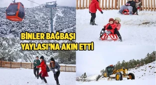 BİNLER BAĞBAŞI YAYLASI’NA AKIN ETTİ