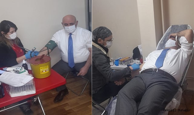 Buldan Belediye Başkanı Şevik, kan bağışında bulundu