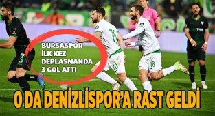 Bursaspor ilk kez deplasmanda 3 gol attı