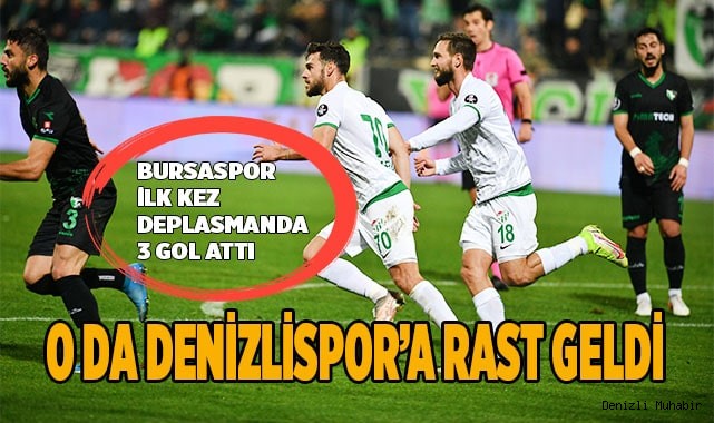 Bursaspor ilk kez deplasmanda 3 gol attı