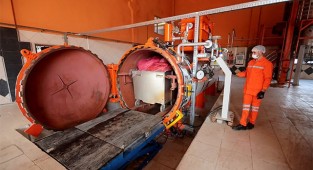 Büyükşehir ayda 210 ton tıbbi atığı evsel atığa dönüştürüyor