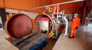Büyükşehir ayda 210 ton tıbbi atığı evsel atığa dönüştürüyor