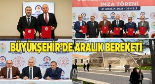 Büyükşehir’de Aralık bereketi