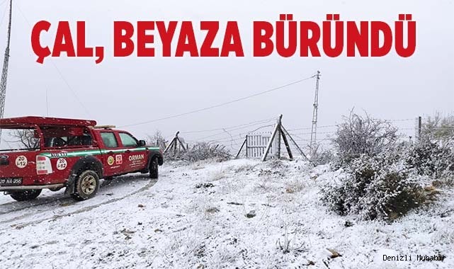 Çal’a mevsimin ilk karı düştü