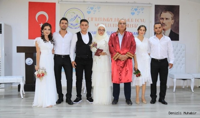 Çameli’de yılın son nikahı kıyıldı
