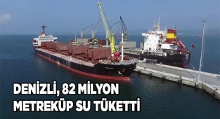 Denizli 82 milyon metreküp su tüketti