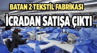Denizli'de 2 tekstil fabrikası battı
