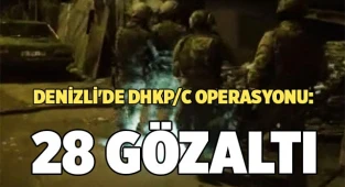 Denizli'de DHKP/C operasyonu: 28 gözaltı