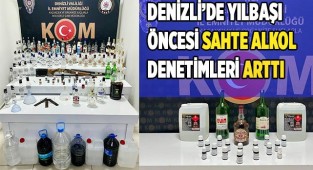 Denizli’de yılbaşı öncesi sahte alkol denetimleri arttı