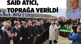 Denizli tekstilinin duayeni Said Atıcı son yolculuğuna uğurlandı