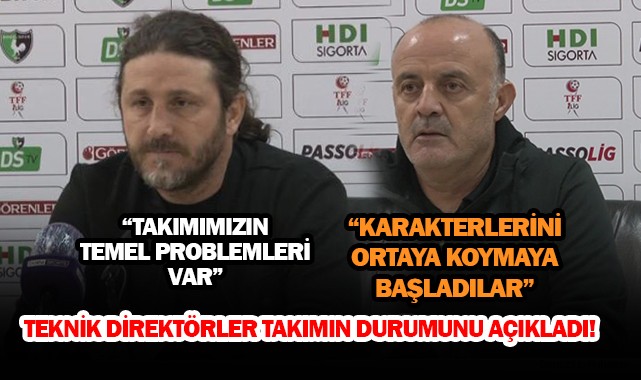 Denizlispor, Bursaspor mağlubiyetinin ardından teknik direktörler açıklama yaptı