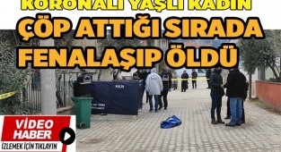 Ecel, çöp atarken yakaladı
