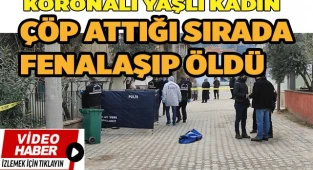 Ecel, çöp atarken yakaladı