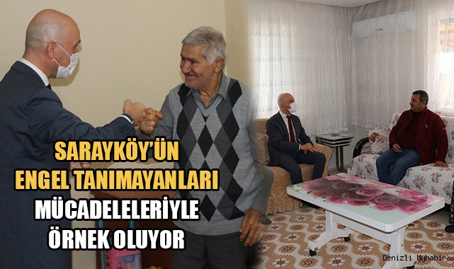 Engelli vatandaşlar hayat mücadeleleriyle takdir topladılar