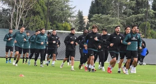 Horoz, Bursaspor maç hazırlıklarını tamamladı