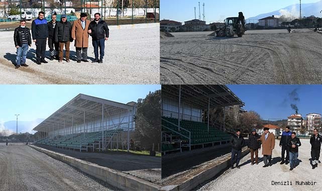 İlçe stadyumu yenileme çalışmaları sürüyor