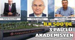 İlk 500’de 3 PAÜ’lü Akademisyen