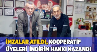 İmzalar atıldı, kooperatif üyeleri büyük indirim hakkı kazandı