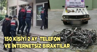 Kablo hırsızları tutuklandı
