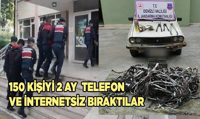 Kablo hırsızları tutuklandı