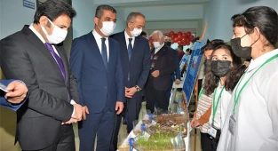 Karahasanlı Ortaokulu 4006 Bilim Fuarının açılışı yapıldı