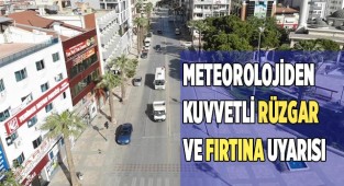 Meteorolojiden kuvvetli rüzgar ve fırtına uyarısı