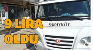 Minibüs ücretine zam
