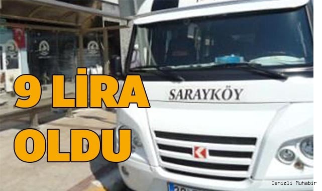 Minibüs ücretine zam