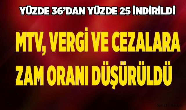 MTV’de yeniden değerleme oranları belli oldu