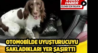 Otomobilde uyuşturucuyu sakladıkları yer şaşırttı