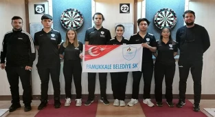 PAMUKKALELİ DARTÇILAR BÖLGE TURNUVASINDA İDDİALI