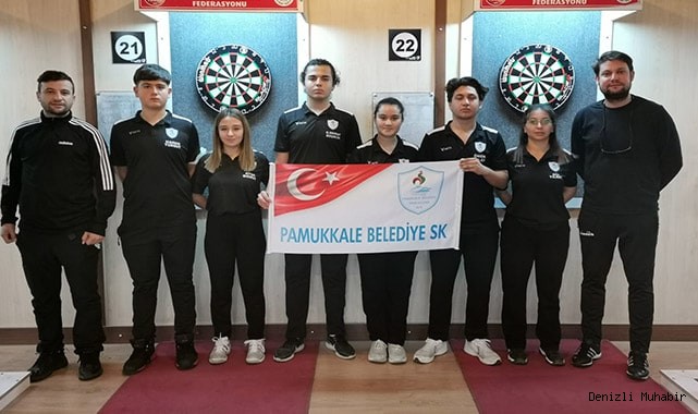 PAMUKKALELİ DARTÇILAR BÖLGE TURNUVASINDA İDDİALI