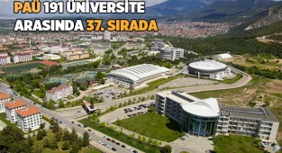 PAÜ 191 Üniversite Arasında 37. Sırada