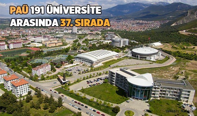 PAÜ 191 Üniversite Arasında 37. Sırada
