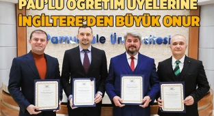 Paü’lü Öğretim Üyelerine İngiltere’den Büyük Onur