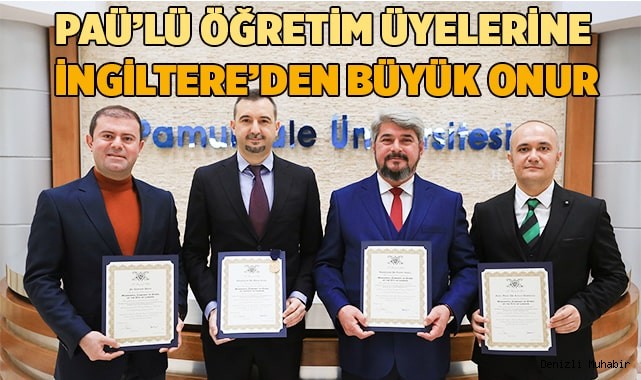 Paü’lü Öğretim Üyelerine İngiltere’den Büyük Onur