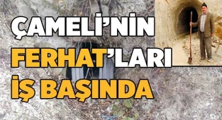 Sabırla... dağları deliyorlar