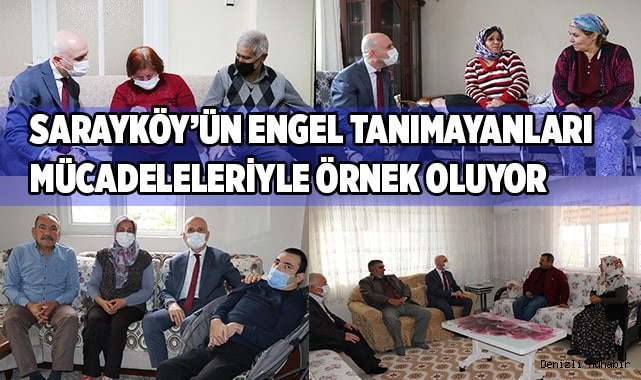 Sarayköy’ün engel tanımayanları mücadeleleriyle örnek oluyor