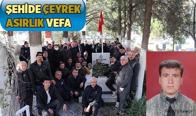 Şehide çeyrek asırlık vefa