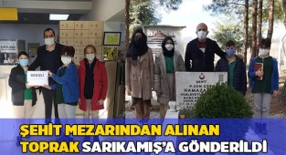 Şehit mezarından alınan toprak Sarıkamış’a gönderildi