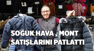 Soğuk, mont satışlarını artırdı