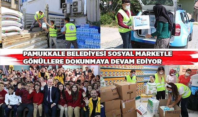 SOSYAL MARKET GÖNÜLLERE DOKUNMAYA DEVAM EDİYOR