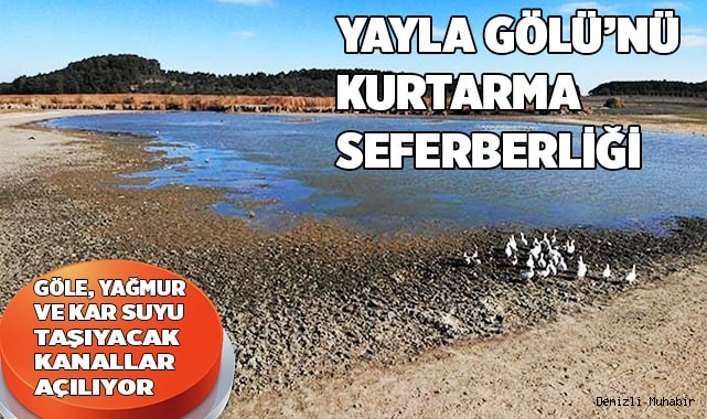 Süleymanlı Yayla Gölü’nü besleyen kanallar temizleniyor