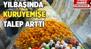 Yılbaşında geri sayım başladı, kuruyemişe talep arttı