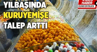 Yılbaşında geri sayım başladı, kuruyemişe talep arttı