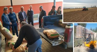 Yüzde 50 hibeli olarak 100 ton makarnalık buğday tohumluğu dağıtıldı
