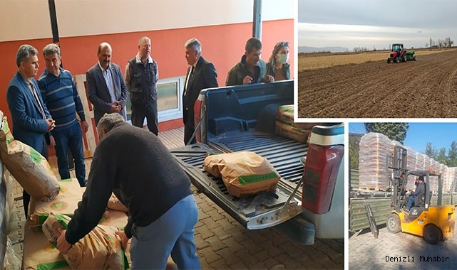 Yüzde 50 hibeli olarak 100 ton makarnalık buğday tohumluğu dağıtıldı
