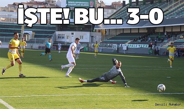 Ziraat Türkiye Kupası: Denizlispor: 3 - Ağrı 1970 Spor: 0