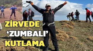 Zirvede ‘Zumbalı’ kutlama