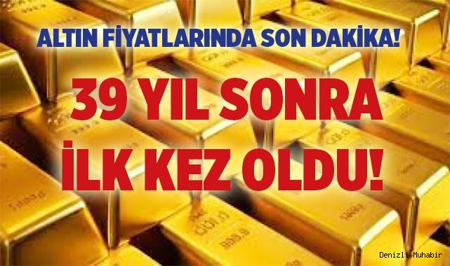 39 yıl sonra ilk kez oldu